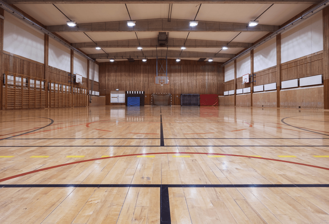 Sports hall heating systems